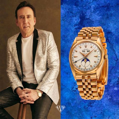 rolex nicholas cage|nicolas cage moonphase.